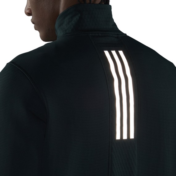 M X-CITY 1/4 ZIP CO shadow green FTWWHT/SILVMT/SIGPNK 