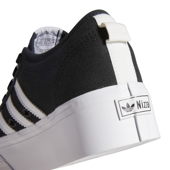 NIZZA PLATFORM W blk/wht CBLACK/FTWWHT/FTWWHT 