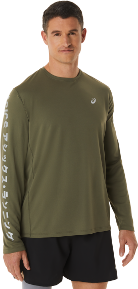 M KATAKANA LS TOP oliv MANTLE GREEN 