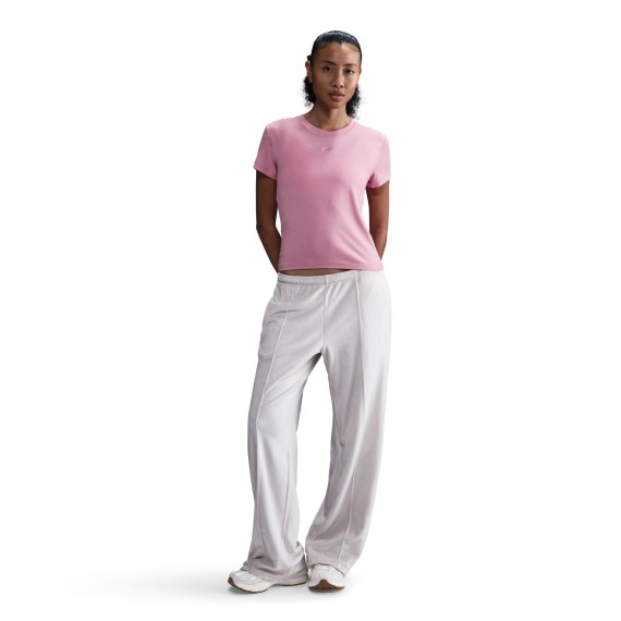 W NSW Chill Knit CROP rosewood ELEMENTAL PINK/HTR/SAIL 