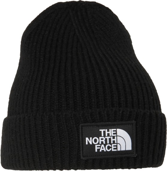 TNF LOGO BOX CUFFED BEANIE blk TNF BLACK 